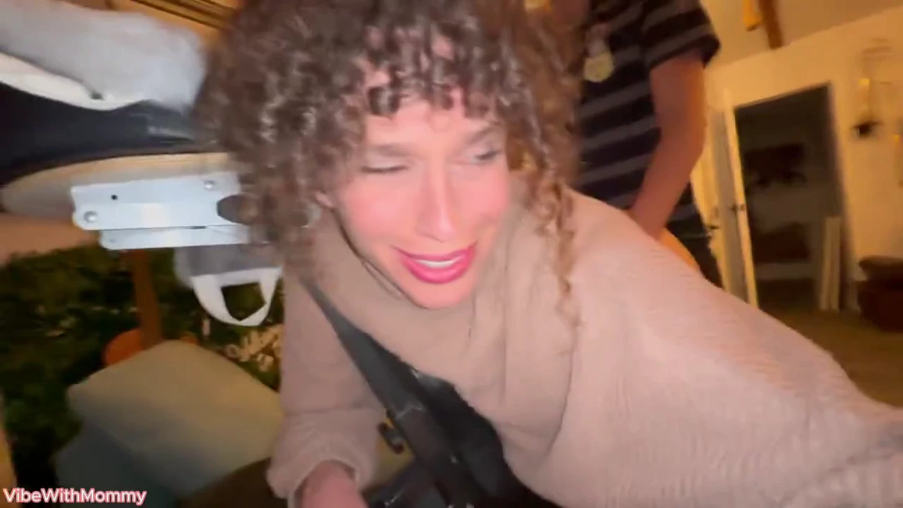 Stepmom confesses her naughty desire to stepson in public porn video